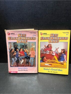 Vintage original Baby Sitters Club Books set of 2 books number 1 and 58